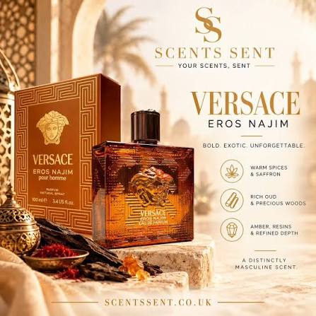 Versace Eros Najim Men's Fragrance 100ml – Luxury Designer Perfume