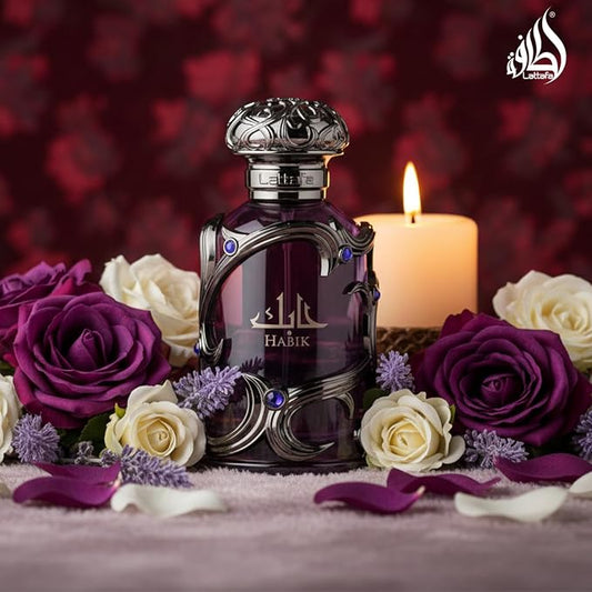Lattafa Habik Eau de Parfum for Men 100ml (3.4 Oz) – Long-Lasting Spicy, Aromatic & Woody Fragrance