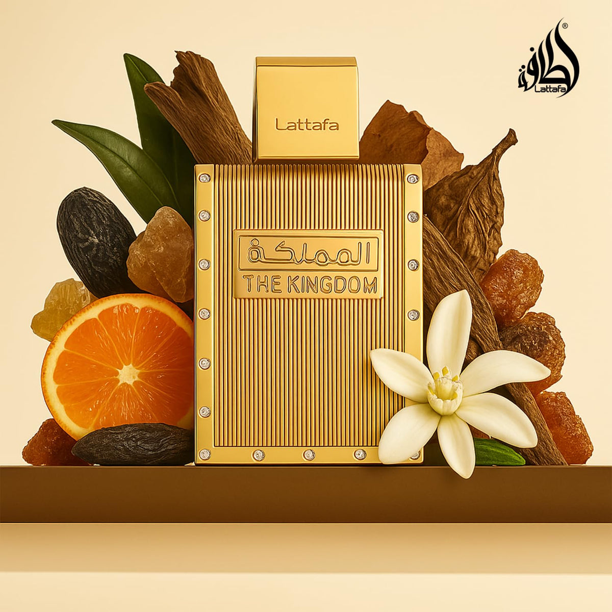 Lattafa The Kingdom Eau De Parfum for Men 100ml – A Sophisticated Blend of Freshness, Warmth & Eleganc
