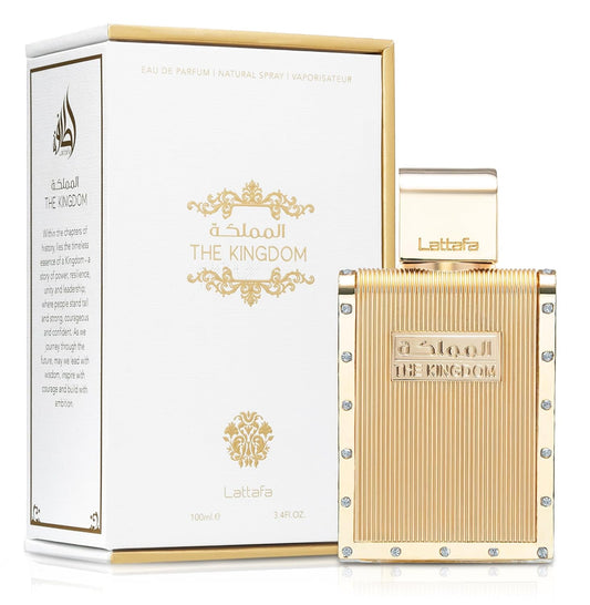 Lattafa The Kingdom Eau De Parfum for Men 100ml – A Sophisticated Blend of Freshness, Warmth & Eleganc