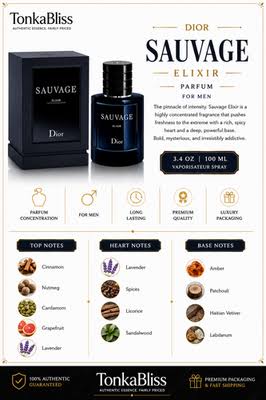 Dior SAUVAGE Elixir Men's 3.4 Fl. Oz/100ml Spray NEW & SEALED