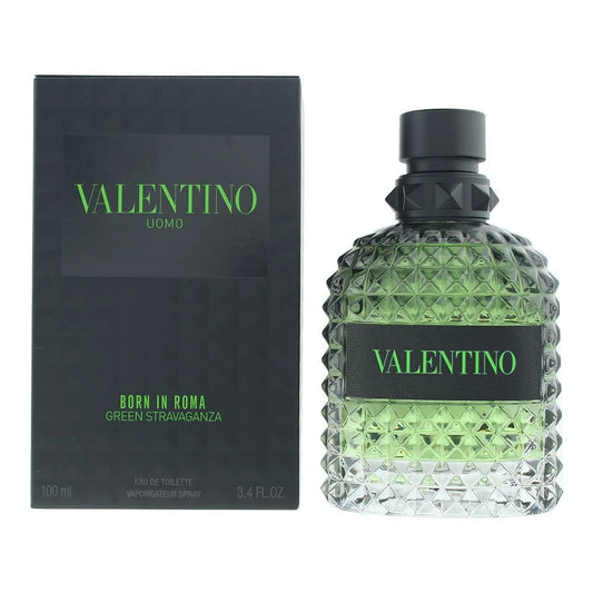Valentino Uomo Born In Roma Green Stravaganza Eau De Toilette 100ml – Men's Designer Fragrance