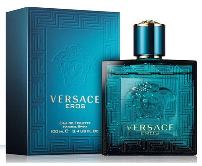 Versace Eros for Men Eau de Toilette Spray 3.4 fl oz / 100ml